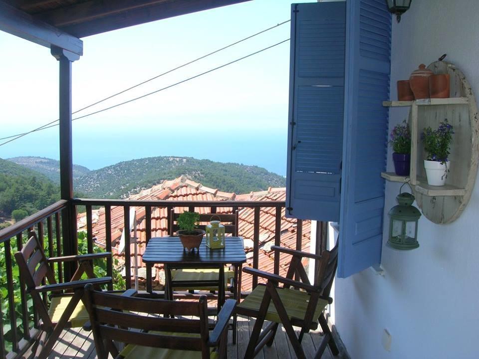 Athina'S House Pensionat Skala Sotiros Exteriör bild